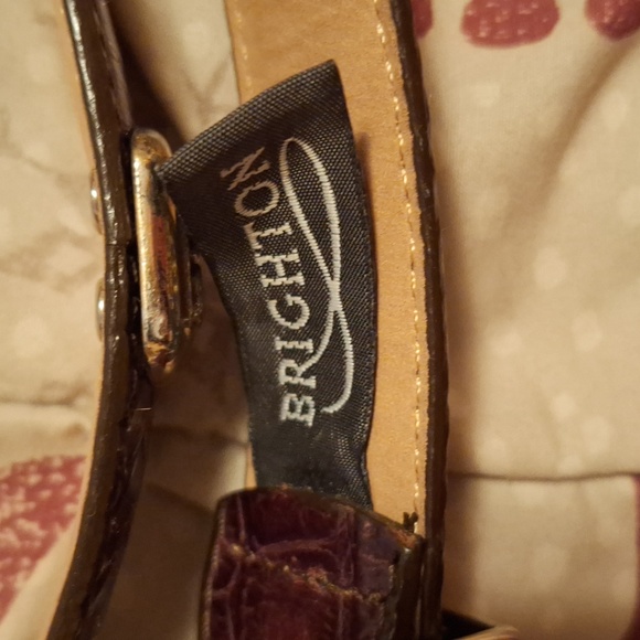 Brighton Leather Belt Sz M - Picture 5 of 13